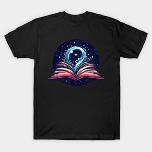 Reading Magical Book T-Shirt